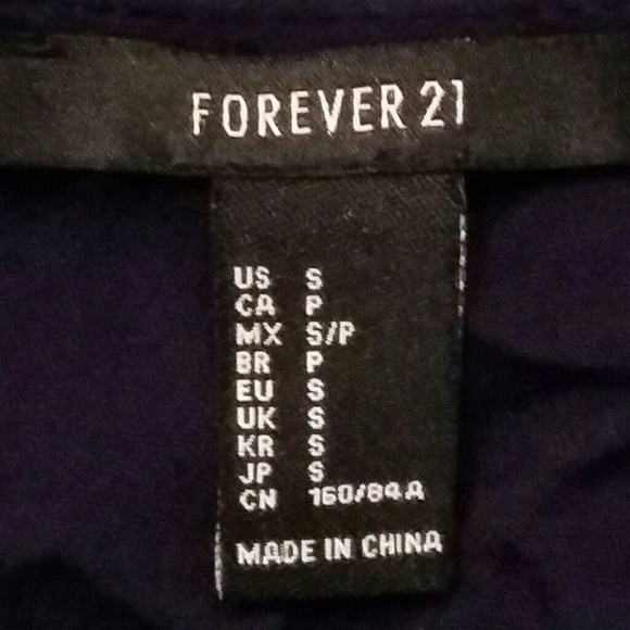 Embroidered Boho Tunic Size Small Navy - Picture 4 of 4